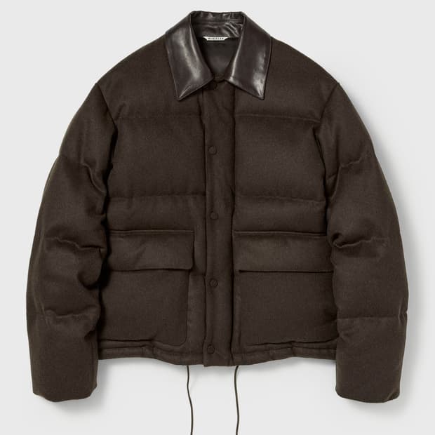 25aw 오라리 베이비카멜 덕다운 