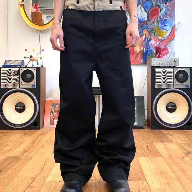 [3] 파세타즘 더블 웨이스트 코튼 팬츠