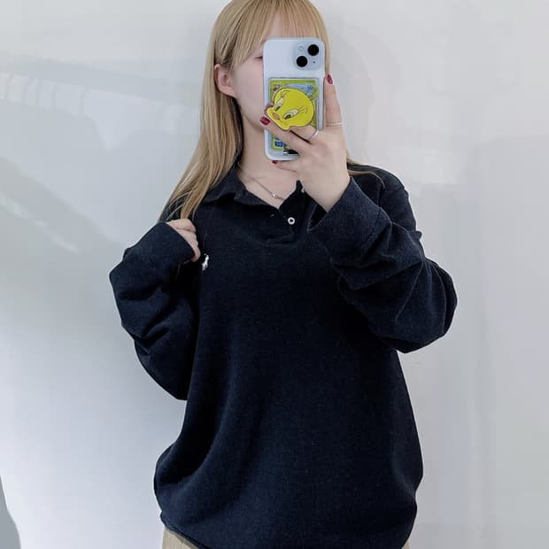 폴로랄프로렌 qr 화이트포니 차콜 카라티