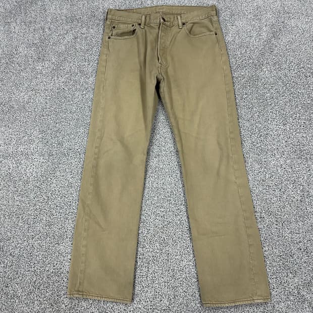 리바이스 501 베이지데님