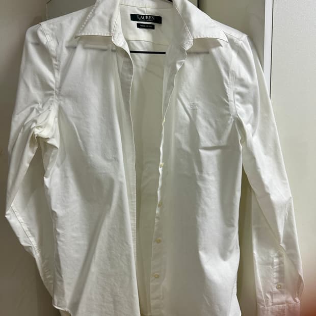 로렌 랄프로렌 여성 슬림핏 셔츠 