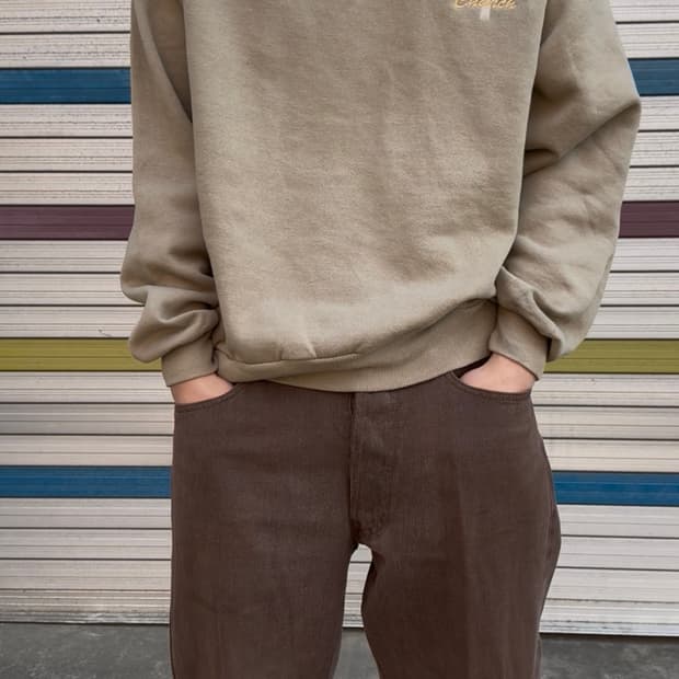 90‘s Church Cross Embroidery Sweatshirt