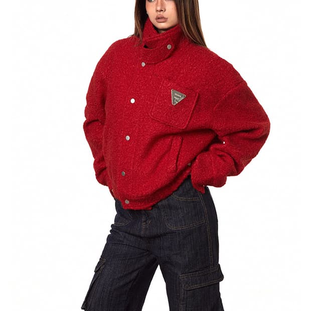 레드 탑 코트 (3size)