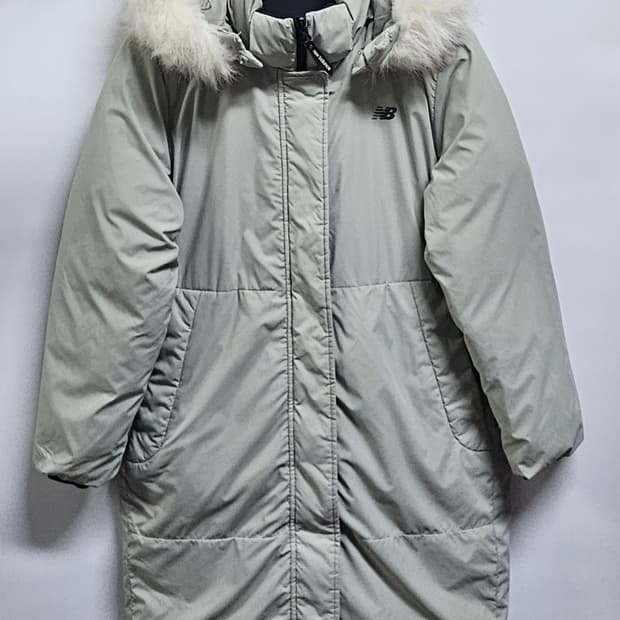 뉴발란스 리버시블 구스롱패딩 S 김연아패딩