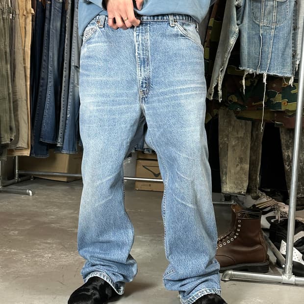 90's USA Made 빈티지 리바이스 517 오렌지탭 부츠컷