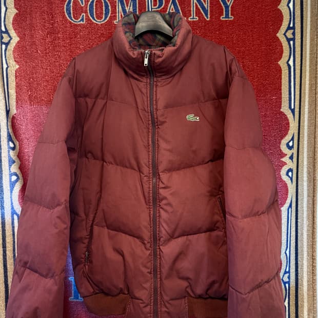 라코스테 리버시블 패딩 XL