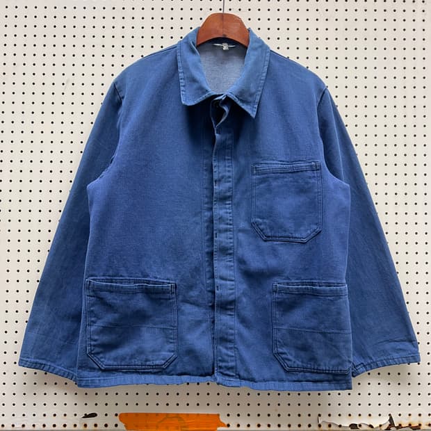 OLD VINTAGE DENIM FRENCH WORK 빈티지프렌치워크자켓