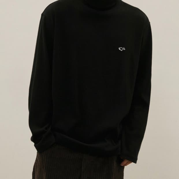 네이더스 스탠다드 모크넥 터틀넥 5 블랙