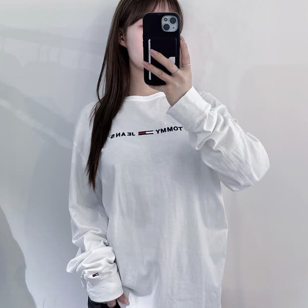 타미진스 화이트 롱슬리브