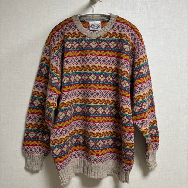 제이미슨스 JAMIESON.S 셰틀랜드 페어아일 울 스웨터