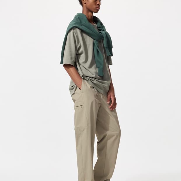 새상품 유니클로 기어 팬츠S 베이지