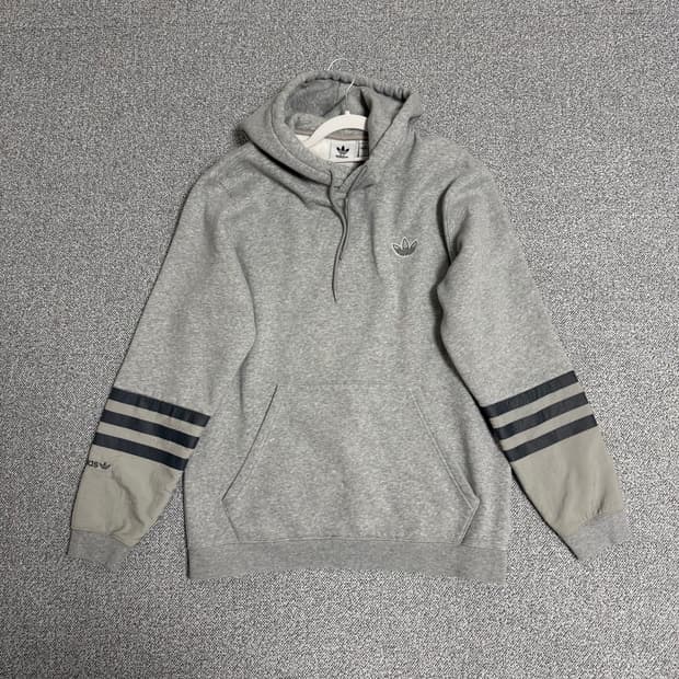 아디다스 파이어버드 후드티 그레이 2XL