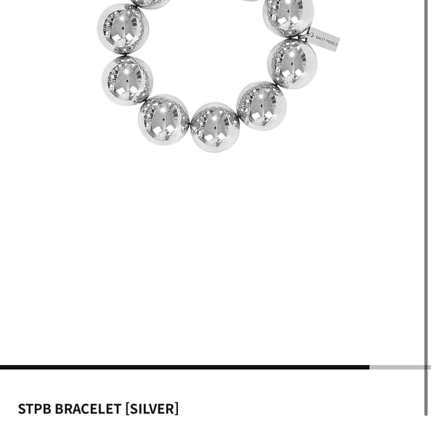 솔티페블- STPB BRACELET [SILVER]
