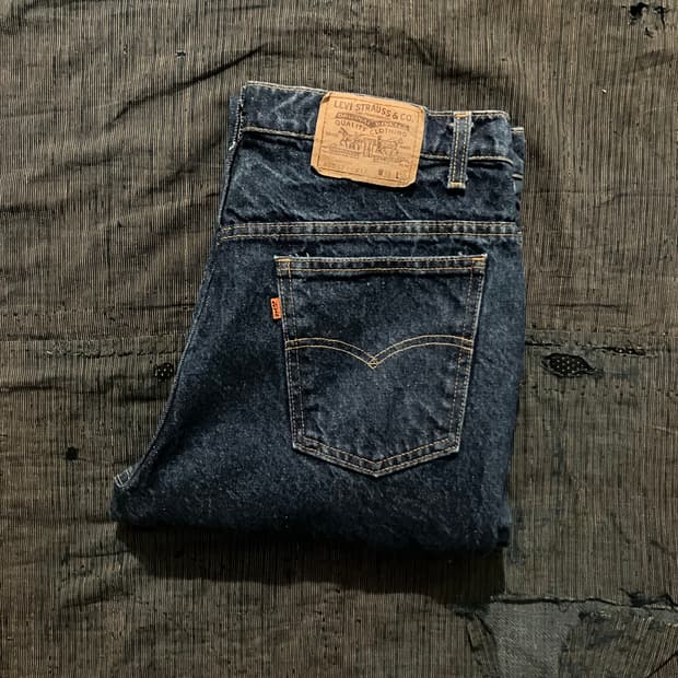 🇺🇸 80s USA 빈티지 리바이스 517 부츠컷 데님 팬츠