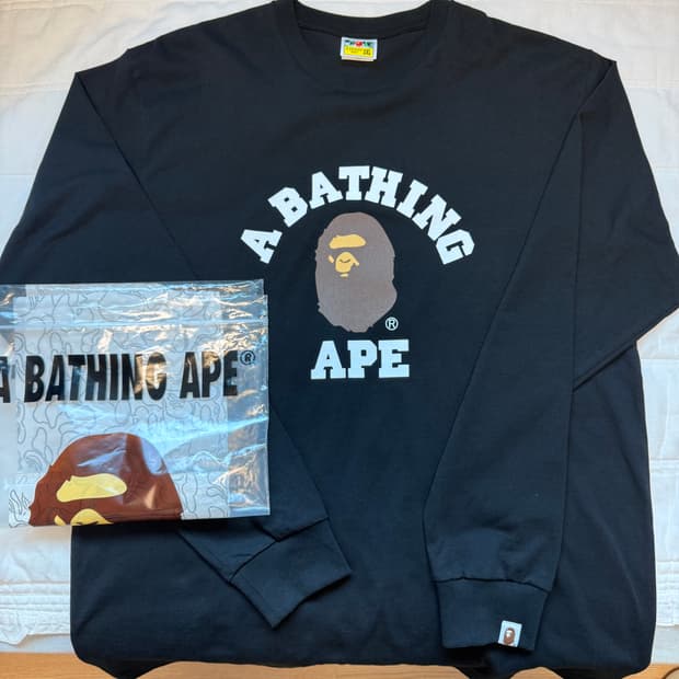 XXL 상태최상 베이프 롱슬리브