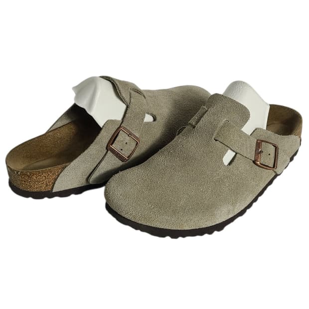 245-250)Birkenstock 버켄스탁 보스턴 스웨이드 타우페