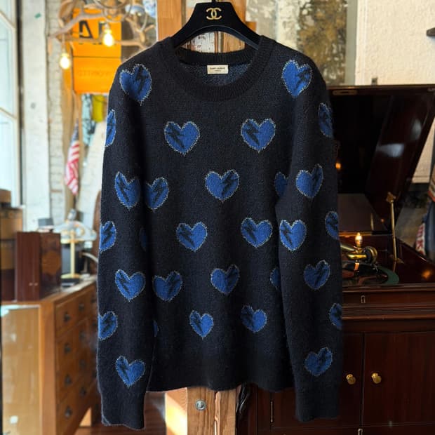 생로랑 에디슬리먼 라이트닝 니트