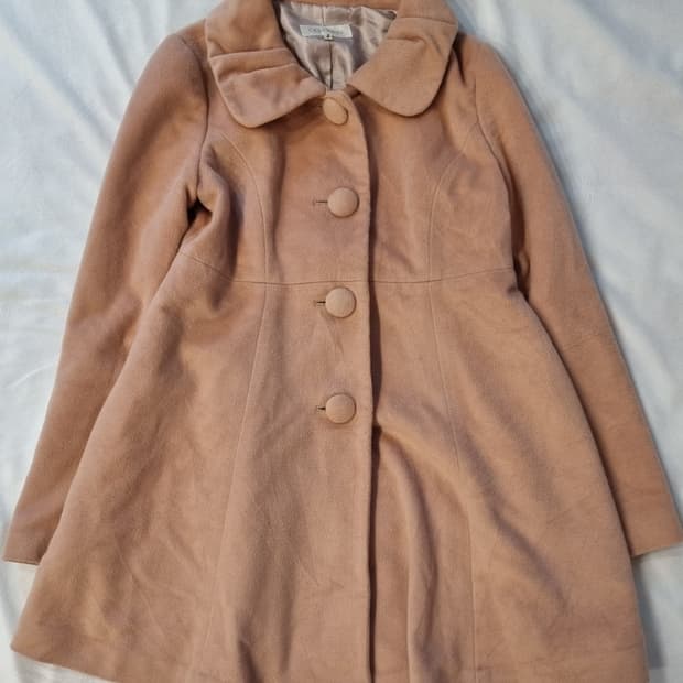 빈티지 갸루 리본 코트