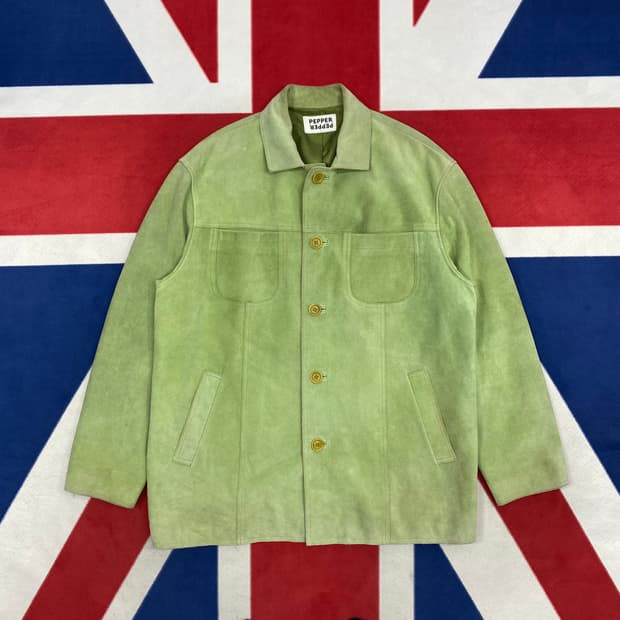 페퍼페퍼 리얼 스웨이드 자켓 여성 FREE