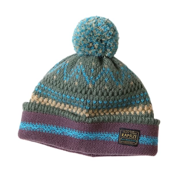 새제품!)캐피탈 5G 울 니트 캡 그레이 폼비니 OS