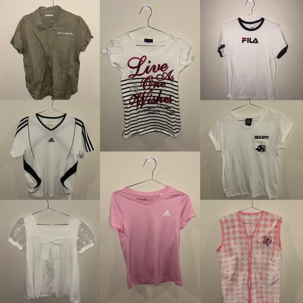 빈티지 옷 할인 벼룩 반팔