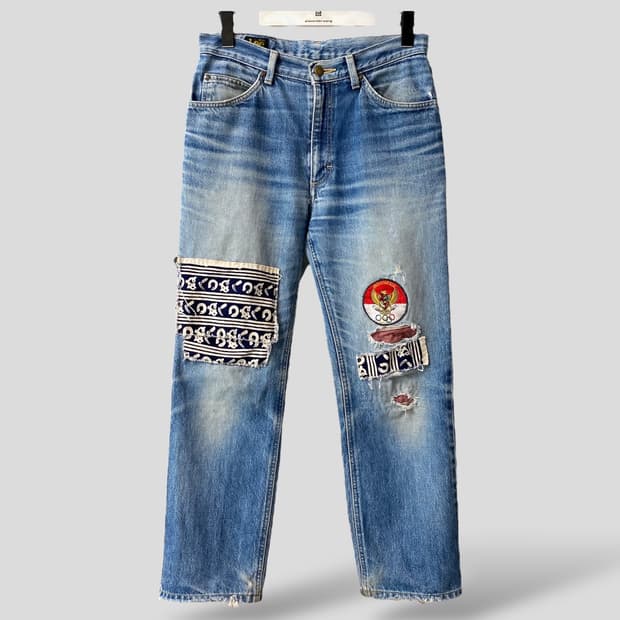 (30)Lee RIDERS 리 패치워크 데님 청바지
