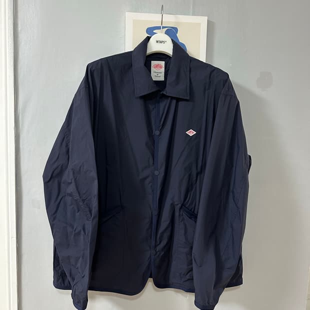 단톤 나일론 스포츠 자켓 네이비 