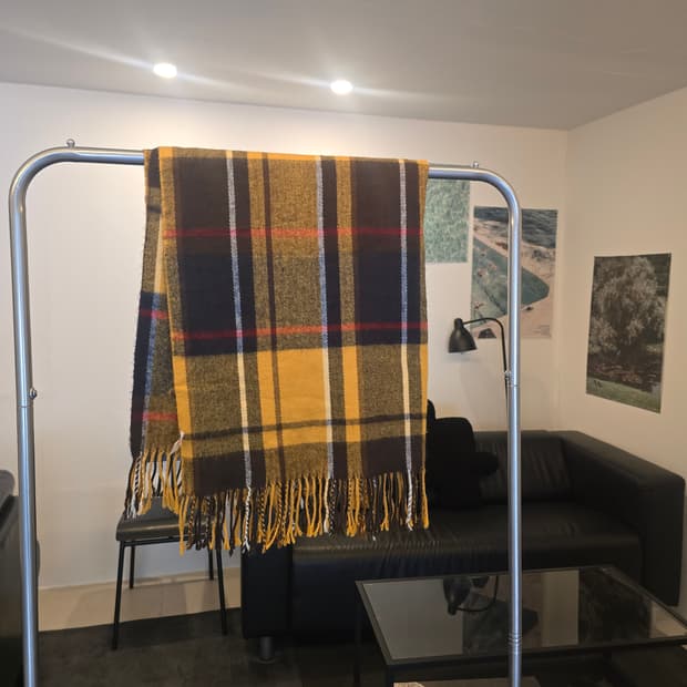 체크패턴 머플러/ 목도리