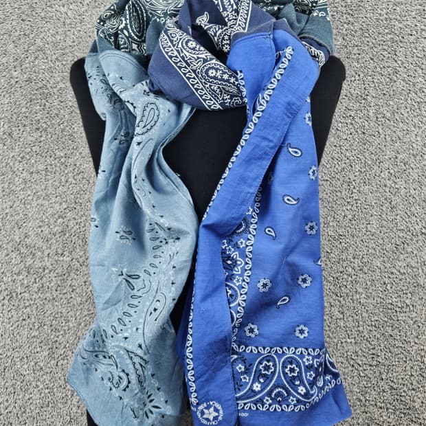 U.S.A 반다나 리워크 커스텀 스카프 머플러 / 10422