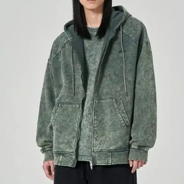 준지 24ss 다잉 후드집업