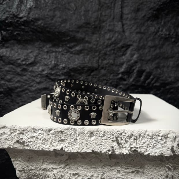 90s Gianni Versace Medusa Swarovski Belt
