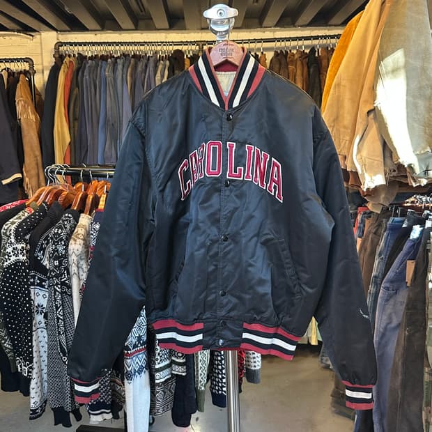 90s 스타터 캐롤라이나 나일론 바시티 자켓 made in usa