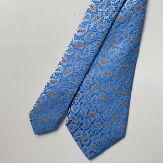 알마니 명품 정품 페이즐리 넥타이(ARMANI) 8.2cm