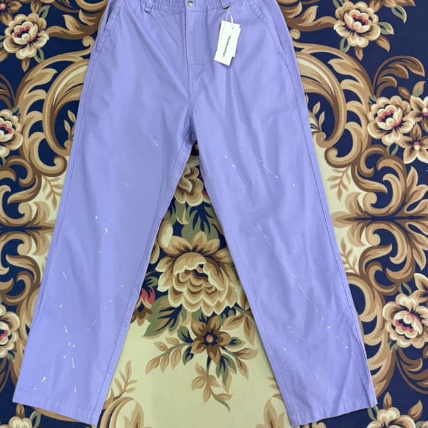 (M)디스이즈 네버댓 페인팅 코튼 팬츠(라벤더)