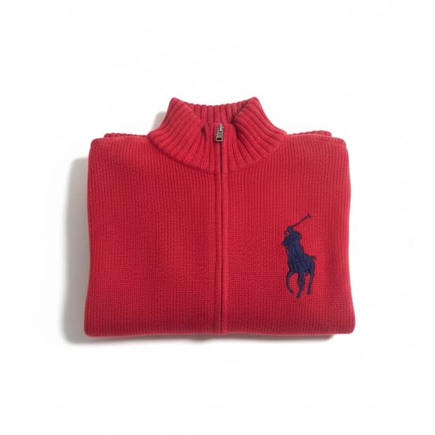 폴로랄프로렌 키즈 빅포니 니트집업