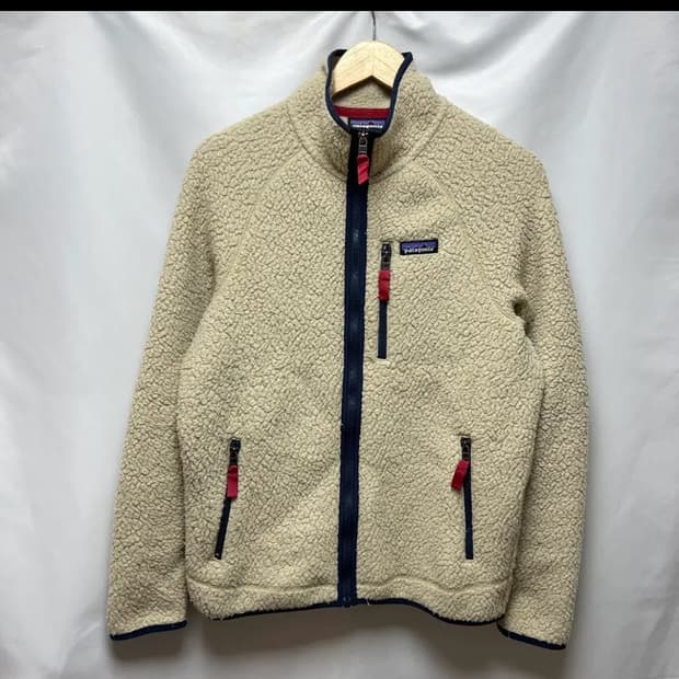 [정품/M] 파타고니아 클래식 레트로 아이보리 플리스 후리스 자켓