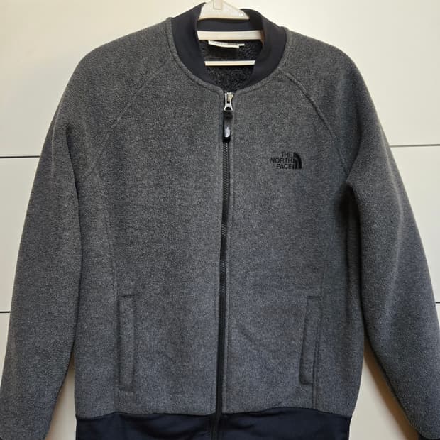 노스페이스 여성 차콜 보아털 후리스 집업