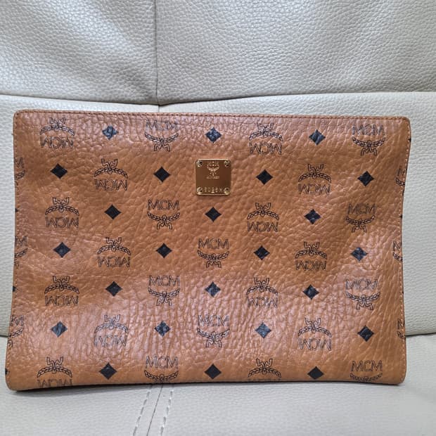 MCM 비세토스 클러치백 브라운