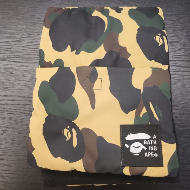 베이프 패딩 플리스 포켓 머플러