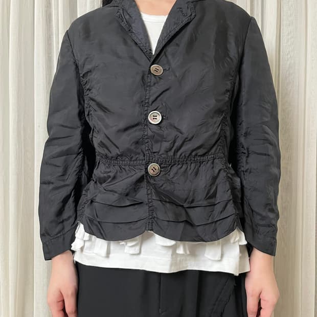 꼼데가르송 큐프라 퍼커링 자켓 comme des garcons 