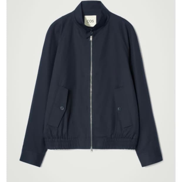 (새상품) COS 워터 리펠런트 해링턴 자켓 