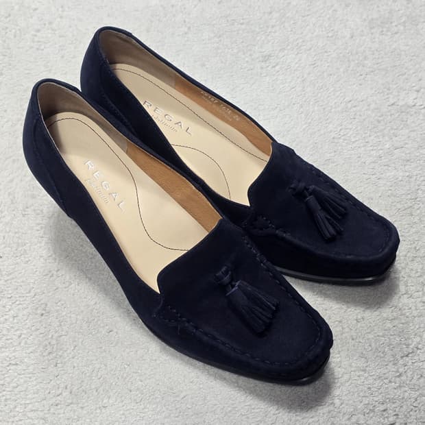 리갈 테슬 헤리티지 스웨이드 구두 네이비 240