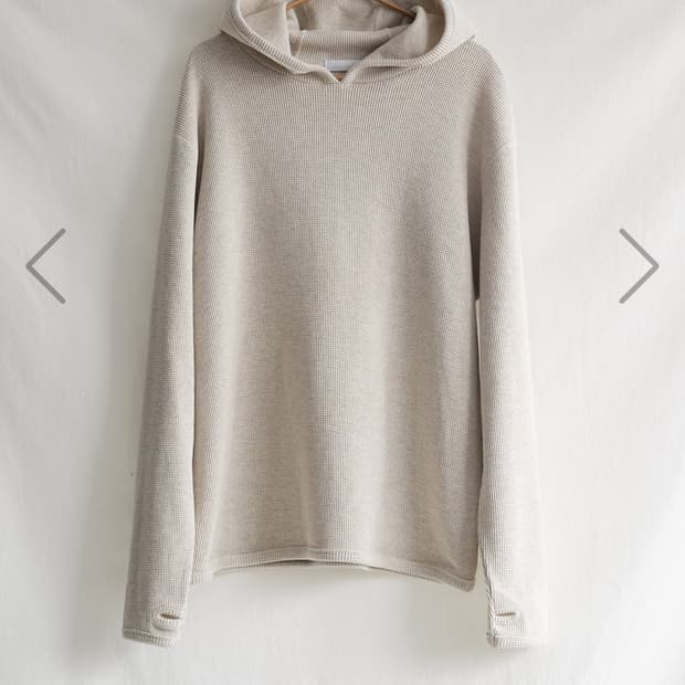 씨솔트 와플후디 오트밀 2사이즈