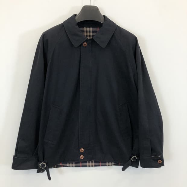 버버리 블루종 헤링턴자켓 M