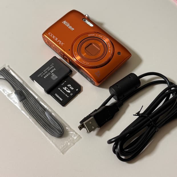 귤픽스🍊레어) 니콘 쿨픽스 S3500 빈티지 디카 디지털카메라