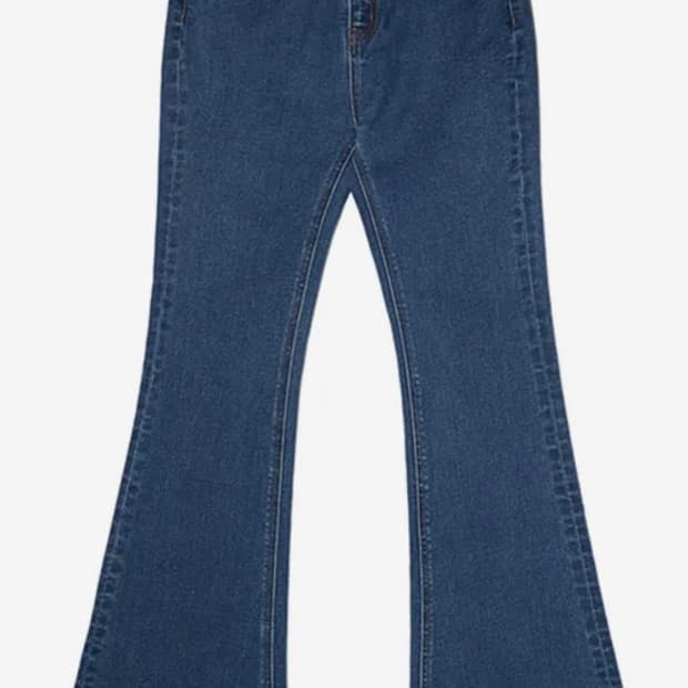 새상품) 키르시 체리 부츠컷 데님 팬츠 다크 블루