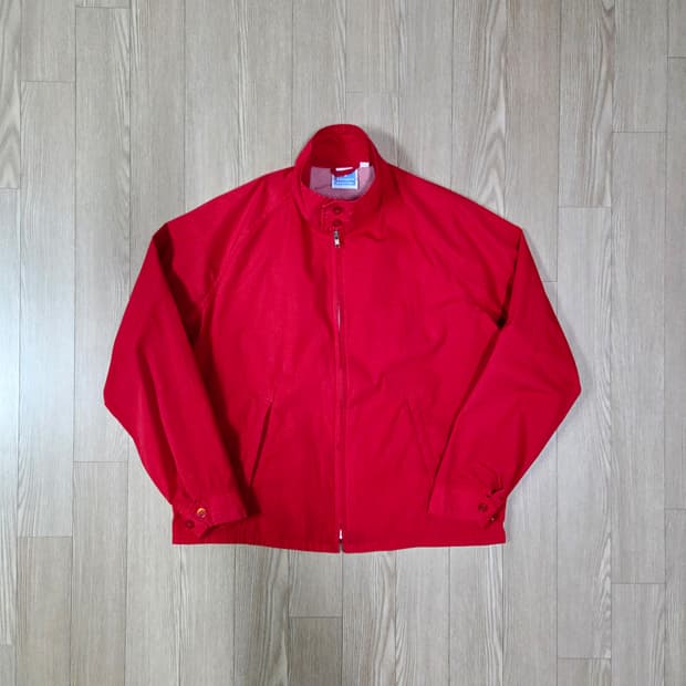 챔피온 핫 레드 스윙탑 재킷