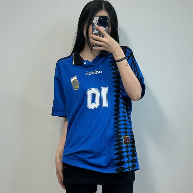 아디다스 아르헨티나 1994 레트로 져지 유니폼