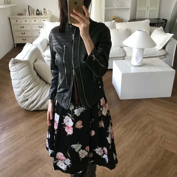 vintage leather jacket