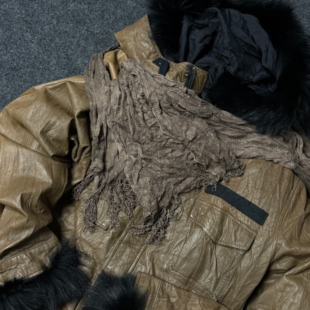 Vintage y2k punk grunge muffler